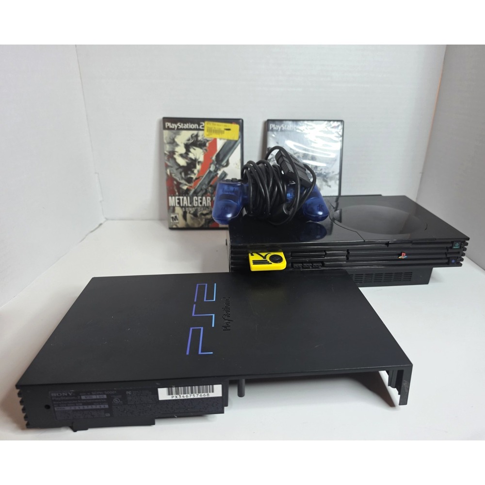 PS2 Console Tested/Working Memory Card MGS 2/3 internet adapter